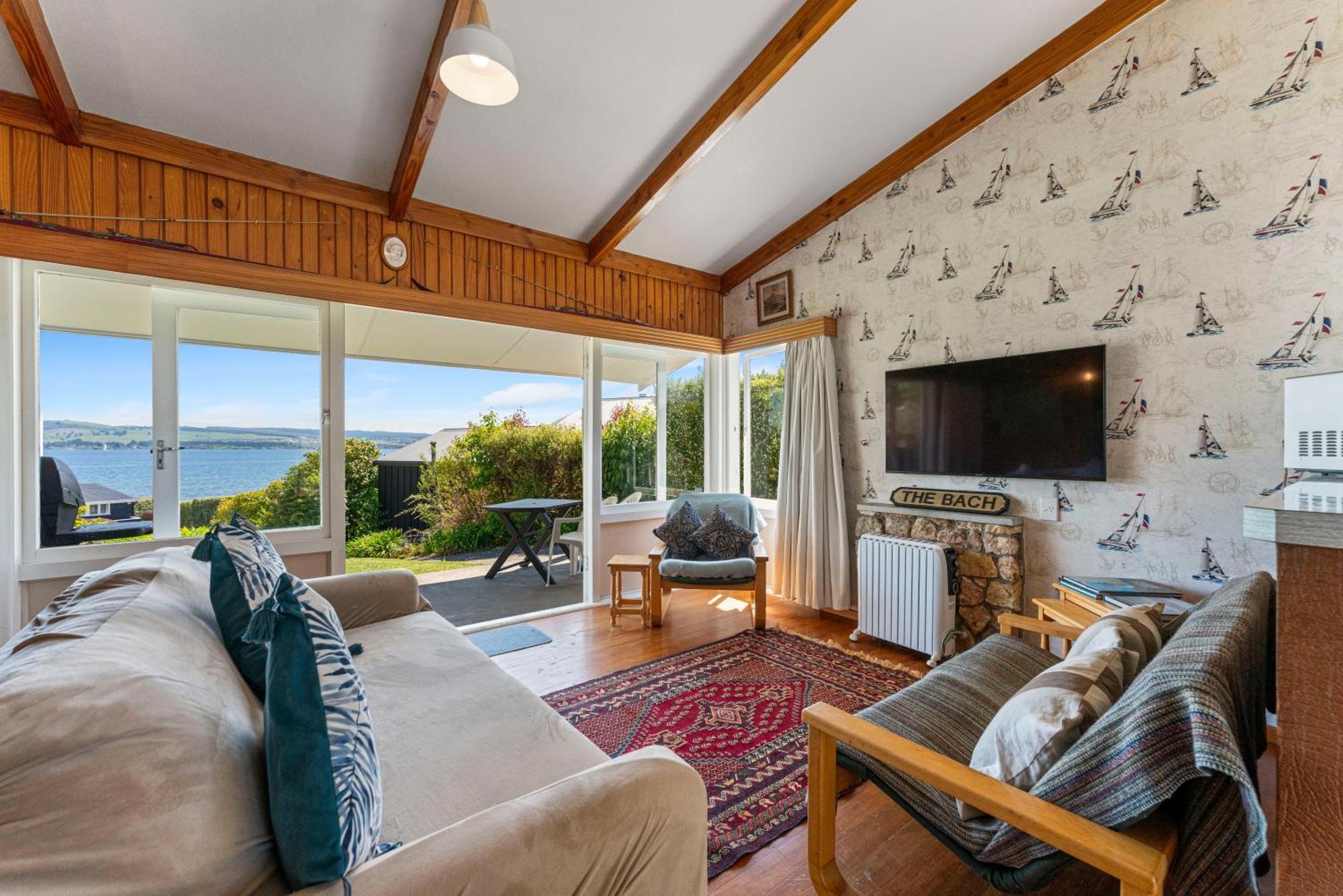 Lakeview Cottage - Rainbow Point Holiday Home 陶波 外观 照片